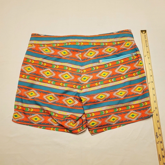 Chubbies Board Shorts/Swim Trunks Women's Size Medium Aztec Print Lined Inside. - Picture 2 of 9